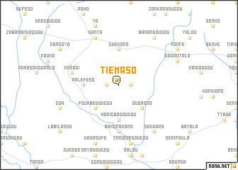 map of Tiémaso