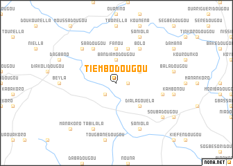 map of Tiembodougou