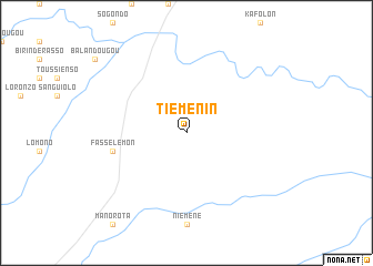 map of Tiéménin