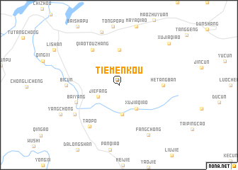 map of Tiemenkou