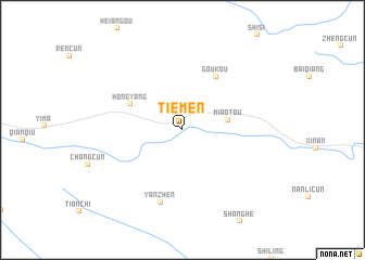 map of Tiemen