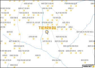 map of Tiemrhou
