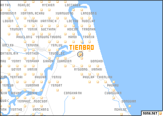 map of Tiên Bảo