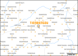 map of Tienbiengou