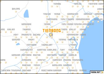 map of Tiên Bồng