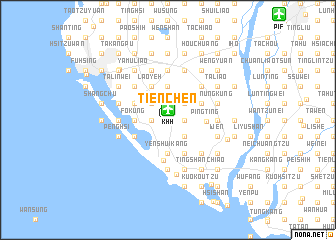 map of Tien-chen