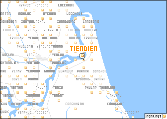 map of Tiên Ðiên