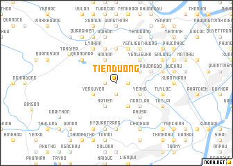 map of Tiên Dương