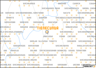 map of Tienecunda