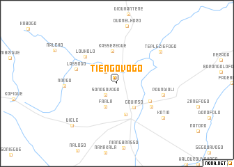 map of Tiengovogo