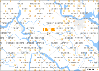 map of Tiện Hội