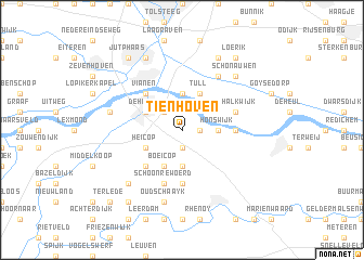 map of Tienhoven