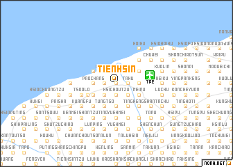 map of T\