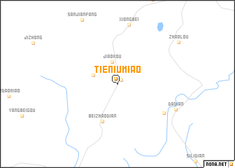 map of Tieniumiao