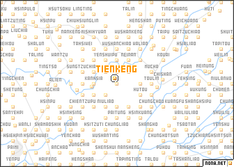 map of T\