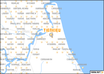 map of Tiên Kiêu