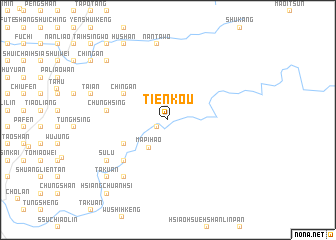 map of T\