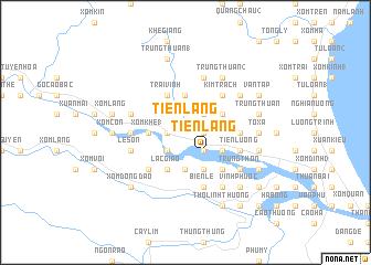 map of Tiên Lang