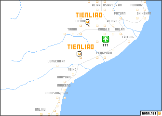 map of T\