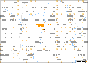 map of Tiên Mung