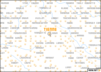 map of Tienne