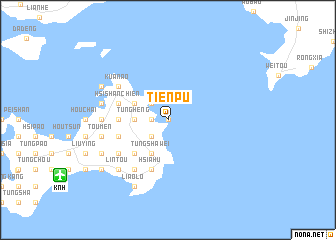 map of T\