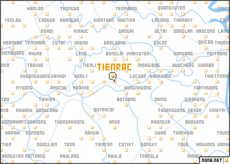 map of Tiên Răc