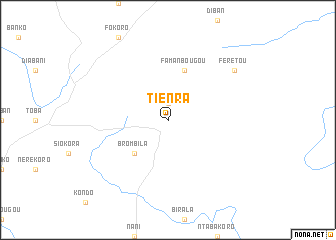 map of Tienra