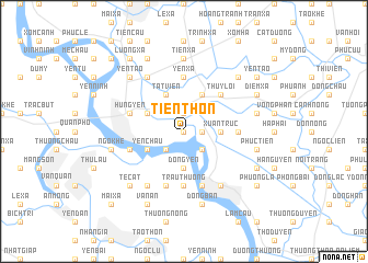 map of Tiên Thôn