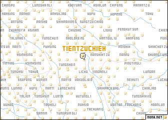 map of Tien-tzu-chieh