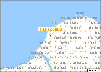map of Tien-tzu-hou