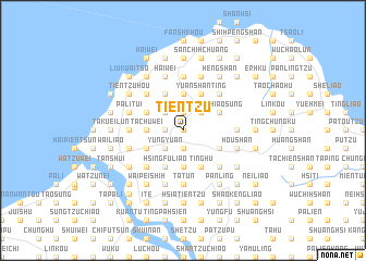 map of Tien-tzu