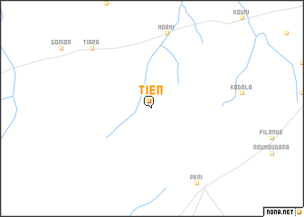 map of Tien
