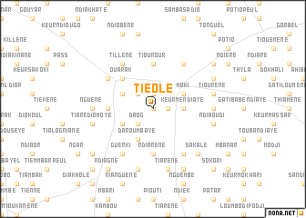 map of Tiéolé