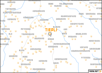 map of Tiépli