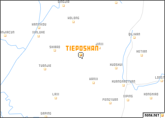 map of Tieposhan