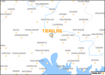 map of Tiepuling