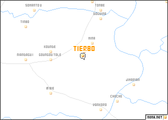 map of Tierbo