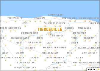 map of Tierceville