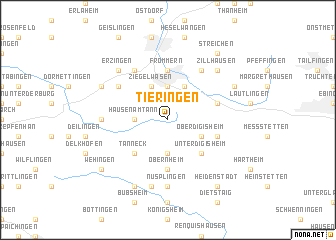 map of Tieringen