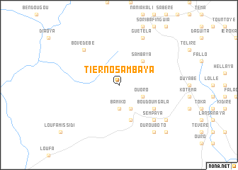 map of Tierno Sambaya