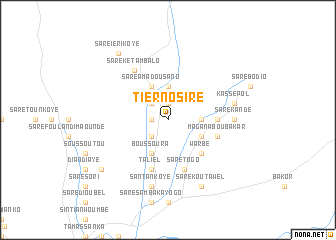 map of Tierno Siré