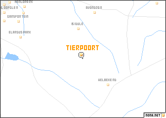 map of Tierpoort