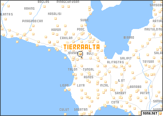 map of Tierra Alta