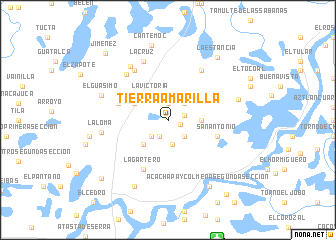 map of Tierra Amarilla