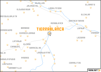 map of Tierrablanca