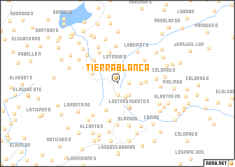 map of Tierra Blanca