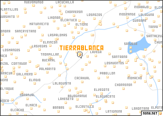 map of Tierra Blanca