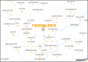 map of Tierra Blanca