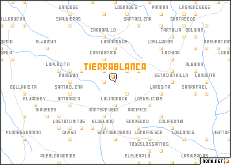 map of Tierrablanca